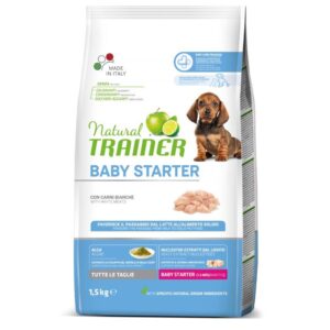 NATURAL TRAINER DOG BABY STARTER jauniems šuniukams, 1,5 kg