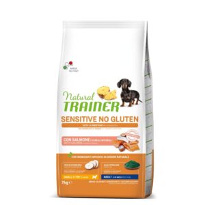 NATURAL TRAINER ADULT DOG SENSITIVE MINI SALMON (LAŠIŠA), 7 KG