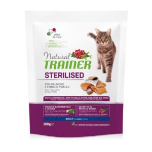 NATURAL TRAINER CAT ADULT SALMON STERILIZUOTOMS (SU LAŠIŠA), 300 G