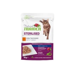 NATURAL TRAINER CAT TURKEY STERILISED (SU KALAKUTIENA), 300 g