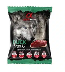 Alpha Spirit SNACKS DOG skanėstai šunims su antiena, 50 g
