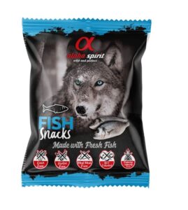 Alpha Spirit SNACKS DOG skanėstai šunims su žuvimi, 50 g