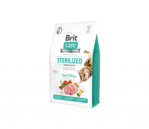 Brit Care Cat GF Sterilized Urinary Health (su Vištiena), 7 kg