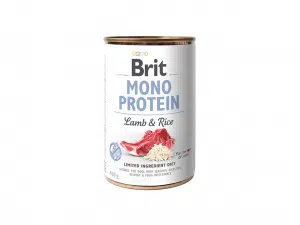 Brit Care Mono Protein Lamb&Rice, 400g x 6vnt