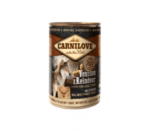CARNILOVE VENISON REINDEER KONSERVAI ŠUNIMS, 400g x 6 vnt