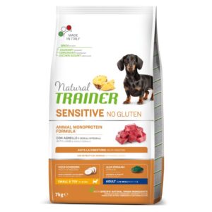 NATURAL TRAINER ADULT DOG SENSITIVE MINI LAMB (ĖRIENA), 7 kg