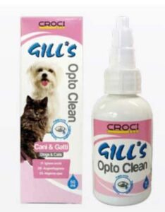 CROCI GILL'S OTO-CLEAN akių valiklis, 50ml