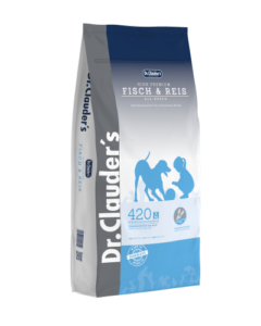 DR. CLAUDER'S SENSITIVE sausas maistas šunims su žuvimi ir ryžiais 15kg
