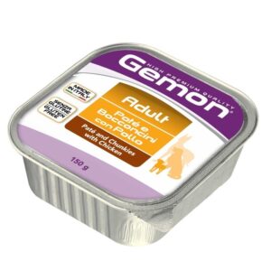 Gemon all breeds adult koservuotas paštetas suaugusiems šunims su vištiena 150g