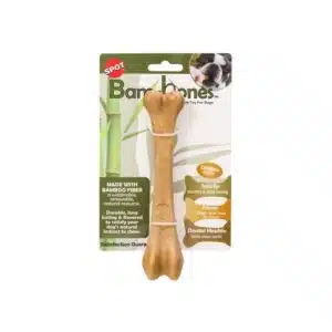 GimDog Bam-Bones bambukinis kaulas (kumpio skonio) 14,6cm