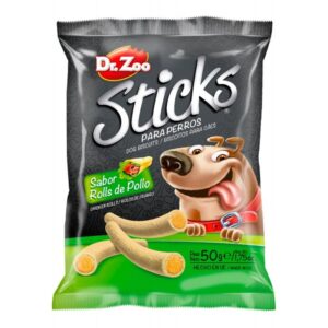 Dr.ZOO Sticks Vištienos skonio lazdelės šunims 50g