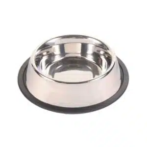 TRIXIE  Dubenėlis, nerūd. plienas-su guma 0.45 l, ø 19 cm