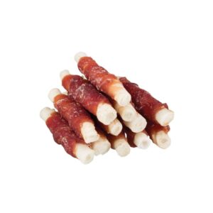 TRIXIE Denta Fun skanėstai šunims, kramtomi antienos suktinukai 80 g