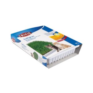 TRIXIE  Žolė katėms, dubenėlyje apie 100 g (Miežiai)