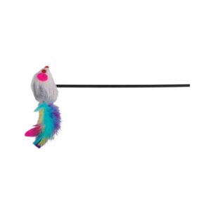 TRIXIE  Meškerė su pele, plastm.-pliušas, su kačių mėta, 50 cm