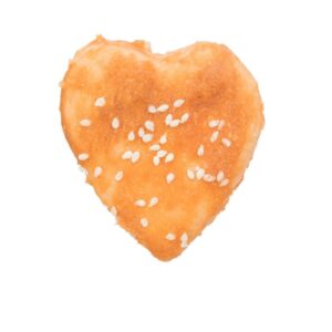 TRIXIE Denta Fun Chicken Love, širdelės, apsuktos vištiena, be pakuotės, 6 cm, 25 g