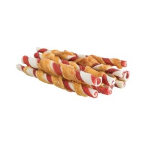 TRIXIE Denta Fun Barbecue Chicken Chewing Rolls, 12 cm, 10 vnt./80 g
