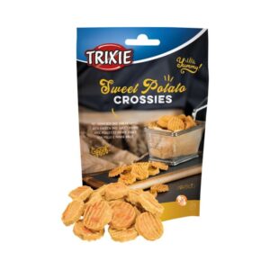 TRIXIE Saldžiųjų bulvių griežinėliai su vištiena, 100 g