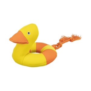 TRIXIE Vandens žaislas Antis su virve, 20 cm/36 cm