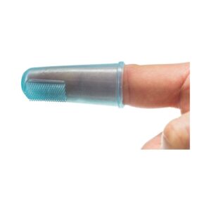 TRIXIE Dantų šepetėlių ant pirštų rinkinys, silik., šunims katėms, 6cm, 2 vnt