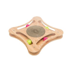 TRIXIE Kartono draskyklė su žaidimu, medis, 35x4x35cm