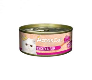 Aatas Cat Creamy konservas katėms Chicken&Tuna 24 x 80 g