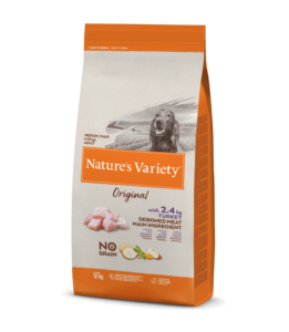 Nature's Variety Original Med/Max Adult (kalakutiena) 12 kg