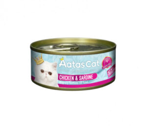 Aatas Cat Creamy konservas katėms Chicken&Sardine 24 x 80 g