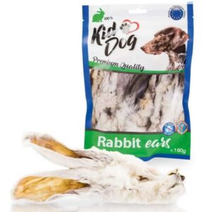 KIDDOG Eart triušių ausys su kailiuku 180g (40)