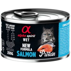 Alpha Spirit  WET konservai katėms su lašiša 200g 6vnt