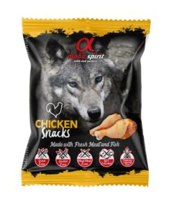 ALPHA SPIRIT SNACKS DOG skanėstai šunims su vištiena 50g