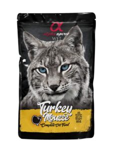 ALPHA SPIRIT WET putėsiai katėms su kalakutiena 85g (24)