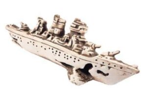 AQUA NOVA dekoracija paskendęs laivas 25x9x7cm