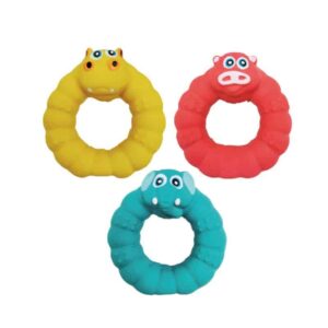 CROCI Latex Animal Ring žaislas žiedas 9cm 2vnt