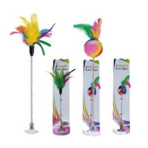 CROCI spyruoklė su plunksnomis katėms 29cm 2vnt