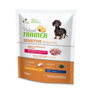 NATURAL TRAINERADULT DOG SENSITIVE NO GLUTEN MINI RABBIT (triušiena) 800g