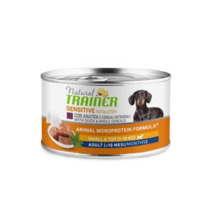 NATURAL TRAINER Sensitive MINI Duck konservai su antiena 150g (24)