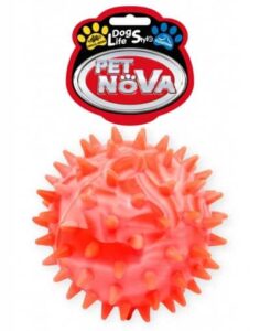 PETNOVA žaislas spygliuotas guminis kamuolys 7.5cm (plūduriuoja)