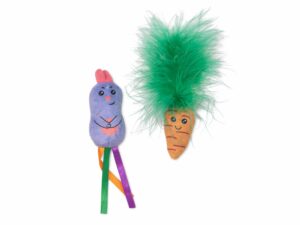 VADIGRAN Bunny and Carrot žaisl. katėms su katžole 2vnt 2pak