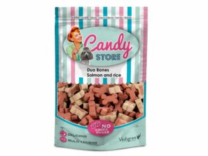 VADIGRAN CANDY STORE SALMON mini kauliukai šunims 180g (12)