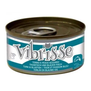 VIBRISSE kons. katėms tunas/melsvažuvė 70g 12vnt (24)