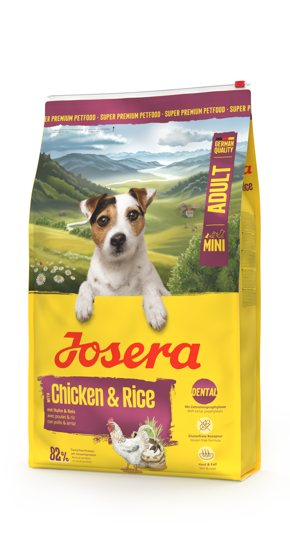 4032254785200_Josera_Mini_Adult_withChickenRice_10kg_left