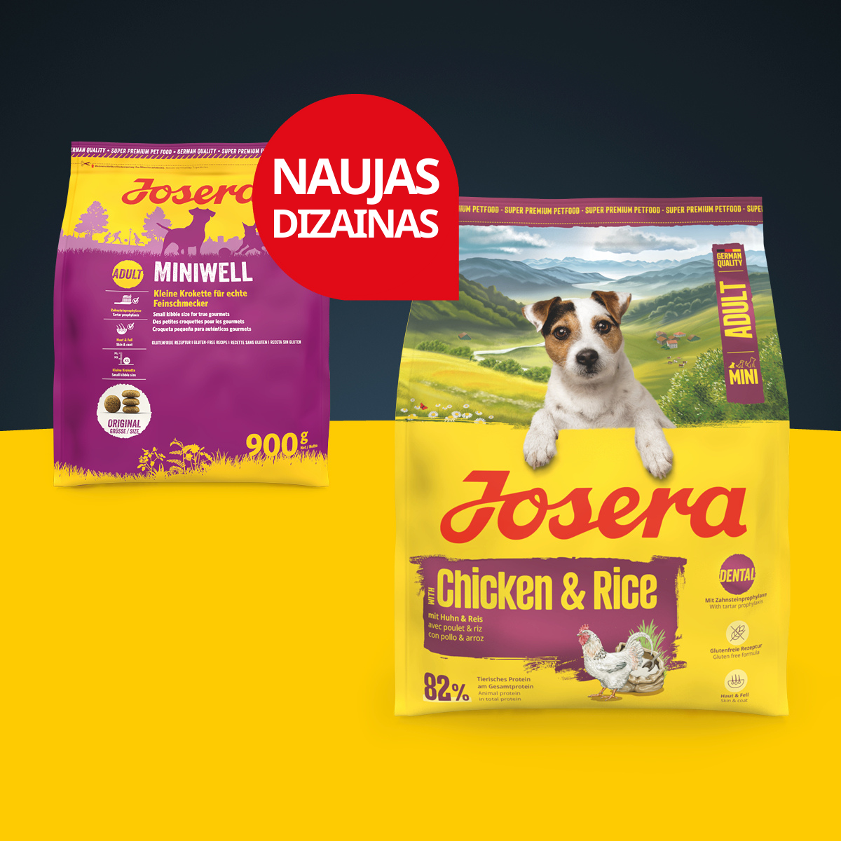 Josera_Mini_Adult_withChickenRice_NEWdesign_Miniwell