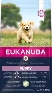 Eukanuba Large Breed Puppy Lamb & Rice - Didelių veislių šuniukams, papildyta ėriena ir ryžiais