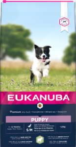 Eukanuba Small & Medium Breed Puppy Lamb & Rice - Mažo ir vidutinio dydžio veislių šuniukams, papildyta ėriena ir ryžiais, 12kg