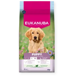 Eukanuba Life Care sausas pašaras didelių veislių šuniukams su ėriena ir ryžiais, L, 3 kg