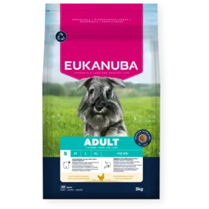Eukanuba Life Care sausas pašaras mažų veislių šunims su vištiena, S, 3 kg
