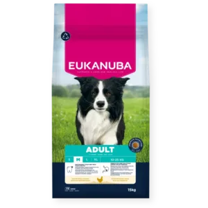 Eukanuba Life Care sausas pašaras vidutinių veislių šunims su vištiena, M, 3 kg
