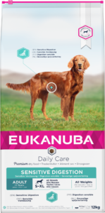 Eukanuba Sensitive Digestion - Suaugusiems šunims, turintiems jautrią virškinimo sistemą, 12kg