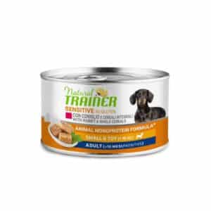 NATURAL TRAINER No Gluten MINI Rabbit konservas su triušiena 150g (24)